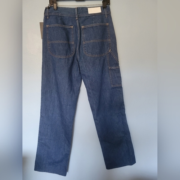 RE/DONE Utility Loose Oversized Jeans In True Rinse Size 25 Waist 30 - Picture 2 of 16